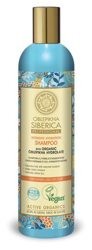 Oblepikha シャンプー (ハイドロレート配合) 通常の髪と乾燥した髪用 400 ml